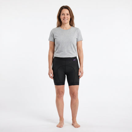 bike boxer motorcycle underwear women Black